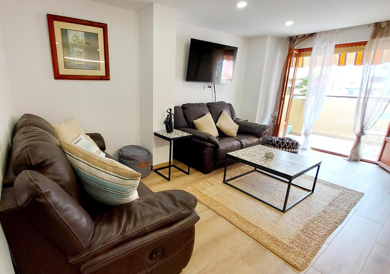 Sunny Duplex In Front Of Campello Beach El Campello Bagian luar foto
