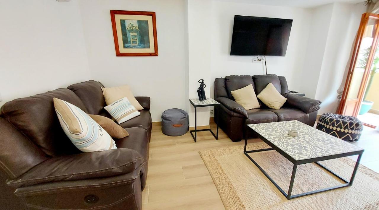 Sunny Duplex In Front Of Campello Beach El Campello Bagian luar foto