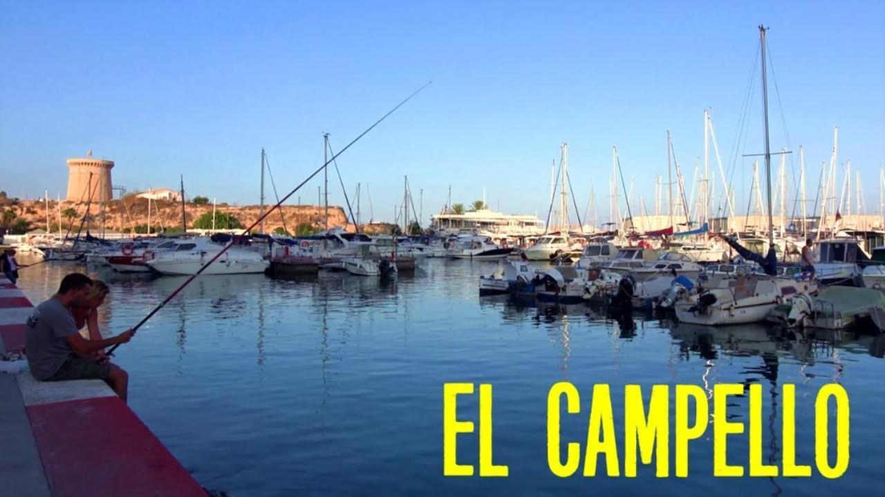 Sunny Duplex In Front Of Campello Beach El Campello Bagian luar foto